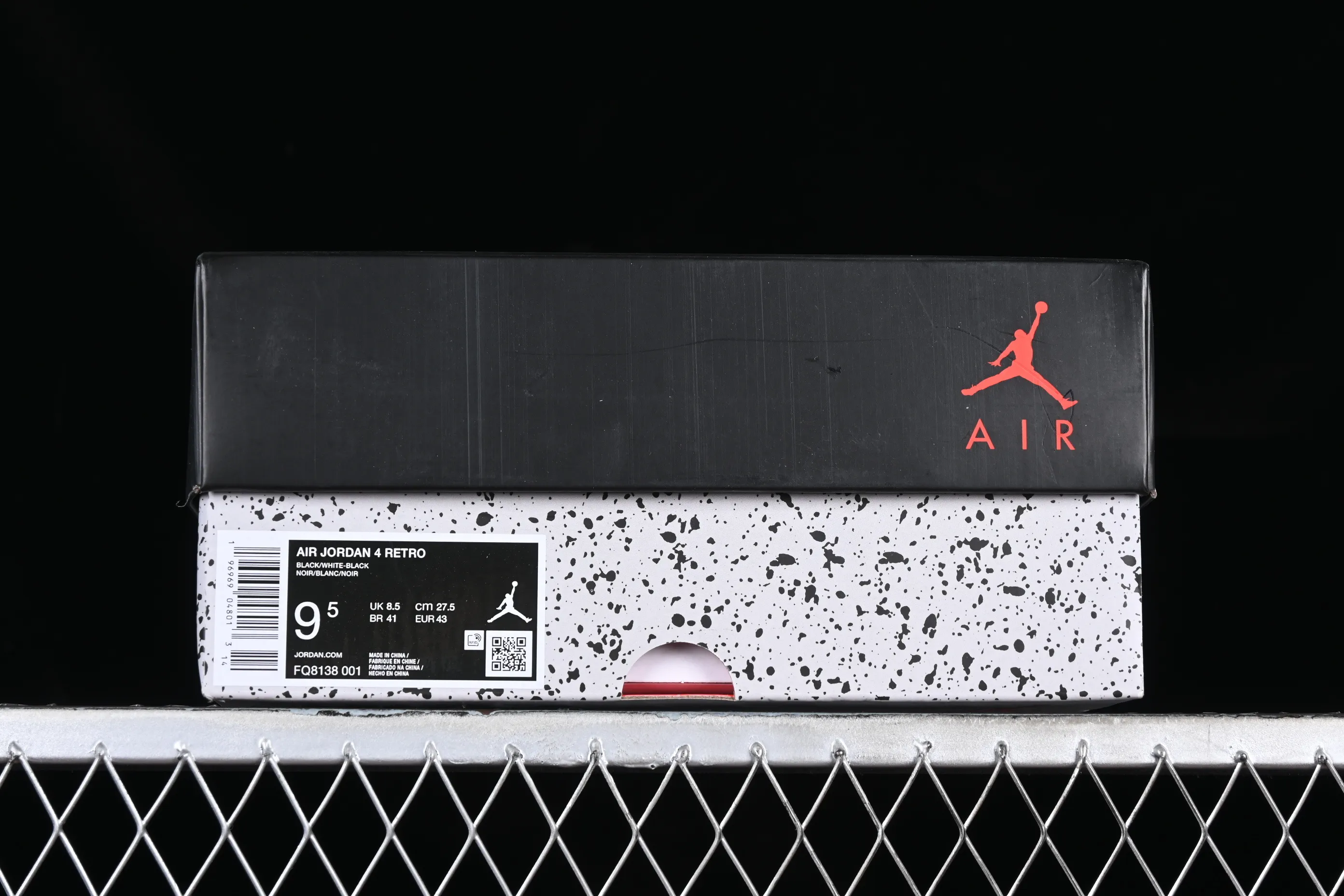 All categories Air Jordan Jordan series basketball shoes Air Jordan 4 Pure original Air Jordan 4 Retro "White Thunder" AJ4 Joe 4 White Thunder FQ8138-001